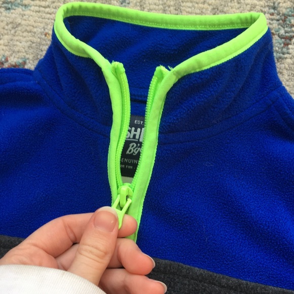 Oshkosh B'gosh The Genuine Article Quarter Zip Sweatshirt - Picture 2 of 5